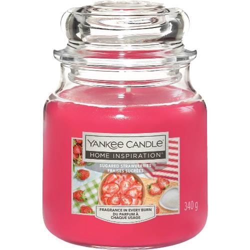 Yankee Candle Jar Sugared Strawberries - The Fragrance Room