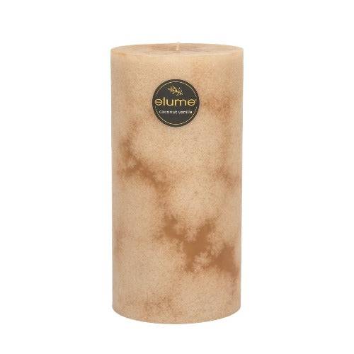 Coconut Vanilla Pillar Candle 4x8 - The Fragrance Room