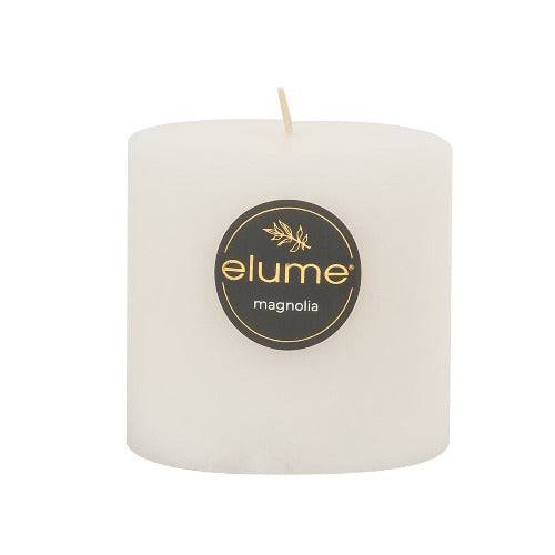 Magnolia Gardenia Pillar Candle 3"x3" - The Fragrance Room