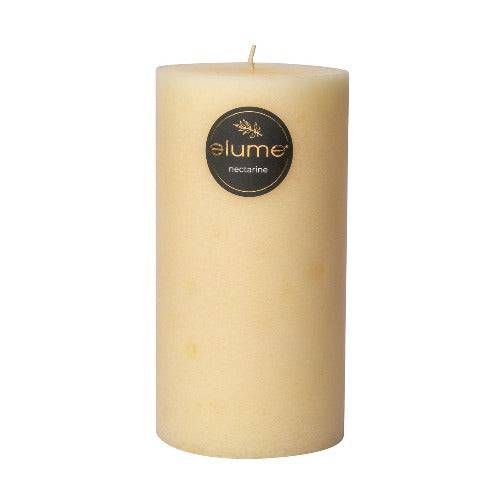 Nectarine Pillar Candle Elume 3x6 - The Fragrance Room