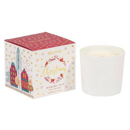 Christmas Mulberry Spice Soy Candle - The Fragrance Room