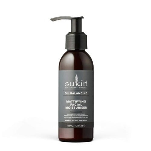 Sukin Mattifying Facial Moisturiser 125mL - The Fragrance Room