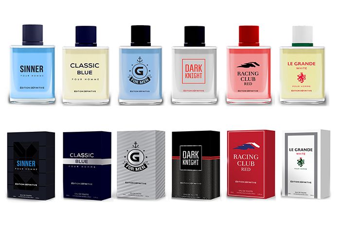 Men's Colognes 6 x 100ml - The Fragrance Room