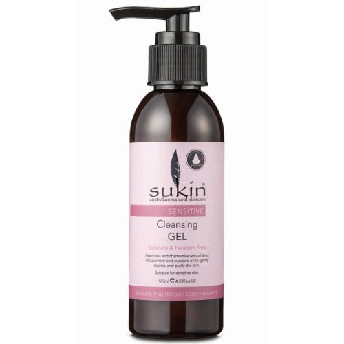 Sukin Cleansing Gel Sensitive Skin 125ml